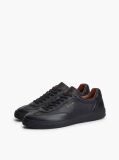 Black New York Label Luxe Leather Sneakers  Men
