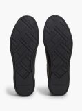 Black New York Label Luxe Leather Sneakers  Men