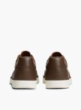 Brown New York Label Luxe Leather Sneakers  Men