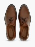 Brown Leather Derby Shoes  Men
