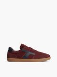 Κόκκινο Σουέτ Sneakers Με Υφασμάτινα Πάνελ  Άνδρες