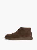 Brown Suede Flag Plaque Chukka Boots  Men