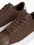 Καφέ TH Monogram Σουέτ Sneakers  Άνδρες