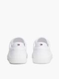 Άσπρο Δερμάτινα Sneakers Με Λογότυπο  Άνδρες