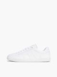 Άσπρο Δερμάτινα Sneakers Με Λογότυπο  Άνδρες