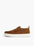 Brown Lightweight Suede Moc Toe Shoes  Men
