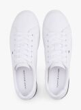 White Essential Signature Tape Trainers  Women
