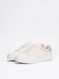 Μπεζ Essential Δερμάτινα Sneakers Με Μεταλλικές Λεπτομέρειες  Γυναίκες