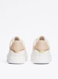 Μπεζ Essential Δερμάτινα Sneakers Με Μεταλλικές Λεπτομέρειες  Γυναίκες