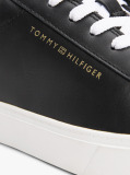 Μαύρο Essential Δερμάτινα Sneakers Με Μεταλλικές Λεπτομέρειες  Γυναίκες