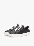 Μαύρο Essential Δερμάτινα Sneakers Με Μεταλλικές Λεπτομέρειες  Γυναίκες