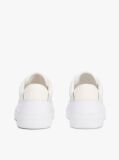 Άσπρο TH Monogram Δερμάτινα Sneakers  Γυναίκες
