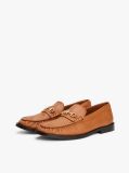 Καφέ Δερμάτινα Horsebit Loafers  Γυναίκες