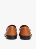 Καφέ Δερμάτινα Horsebit Loafers  Γυναίκες