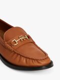 Καφέ Δερμάτινα Horsebit Loafers  Γυναίκες