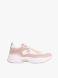 Multi Leather Mixed Texture Chunky Trainers  Women