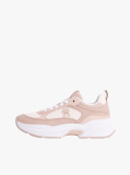 Multi Leather Mixed Texture Chunky Trainers  Women