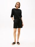 Black Satin Espadrille Mules  Women