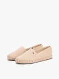 Beige Flag Embroidery Canvas Espadrilles  Women
