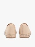 Beige Flag Embroidery Canvas Espadrilles  Women