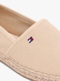 Beige Flag Embroidery Canvas Espadrilles  Women