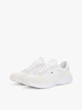 Άσπρο Sneakers Με Μίξη Υφών  Γυναίκες
