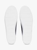 Blue Canvas Metallic Heel Trainers  Women