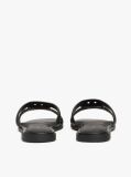 Black Leather TH Monogram Mules  Women