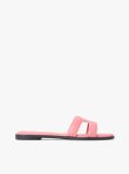 Pink Leather TH Monogram Mules  Women