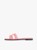 Pink Leather TH Monogram Mules  Women