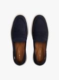 Μπλε Δερμάτινα Loafers Με Σημαιάκι  Γυναίκες