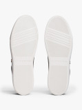 Μαύρο Δερμάτινα Sneakers Με Colour-Pop Λεπτομέρειες  Γυναίκες
