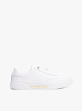 Άσπρο Δερμάτινα Sneakers Με Χρυσές Λεπτομέρειες  Γυναίκες