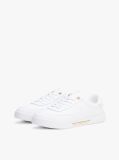 Άσπρο Δερμάτινα Sneakers Με Χρυσές Λεπτομέρειες  Γυναίκες