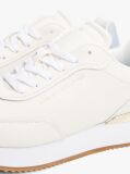 Multi Leather Gold-Tone Trim Fine Cleat Trainers  Women