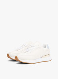 Multi Leather Gold-Tone Trim Fine Cleat Trainers  Women