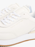 Multi Leather Gold-Tone Trim Fine Cleat Trainers  Women