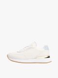 Multi Leather Gold-Tone Trim Fine Cleat Trainers  Women