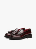 Κόκκινο Δερμάτινα Loafers  Γυναίκες