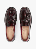 Κόκκινο Δερμάτινα Loafers  Γυναίκες
