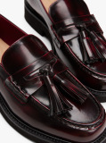Κόκκινο Δερμάτινα Loafers  Γυναίκες