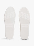Beige Leather Cupsole Trainers  Women