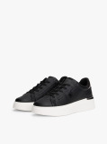 Black Chic Platform Sneaker Gold  Women