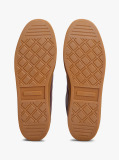 Brown Heritage Shiny Leather Trainers  Women