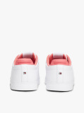 White Leather Colour-Pop Trainers  Women