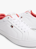White Leather Colour-Pop Trainers  Women