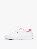 White Leather Colour-Pop Trainers  Women
