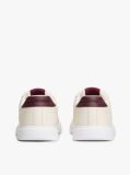 Beige Lightweight Leather Cupsole Court Trainers  Women
