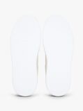 Beige Lightweight Leather Cupsole Court Trainers  Women