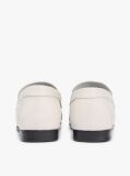 Μπεζ TH Monogram Δερμάτινα Loafers Με Διακοσμητική Αλυσίδα  Γυναίκες